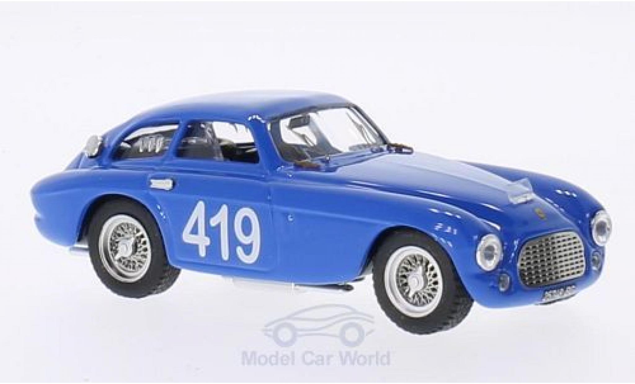 Ferrari 166 1953 1/43 Art Model MM Coupe No.419 Targa Florio 1953 G.Musitelli/F.Musitelli modellino in miniatura