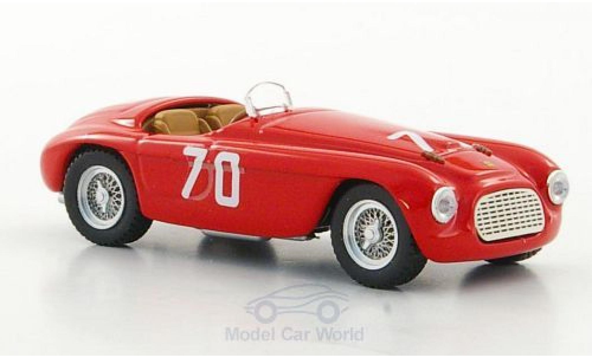 Ferrari 166 1952 1/43 Art Model MM Spyder No.70 Targa Florio 1952 E.Giletti modellino in miniatura
