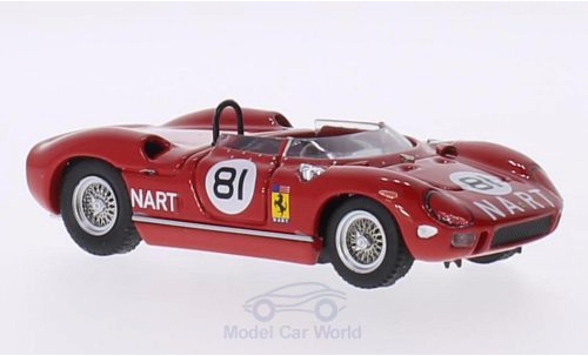 Ferrari 275 1/43 Art Model P RHD No.81 N.A.R.T. Bridgehampton 1964 P.Rodriguez modellino in miniatura