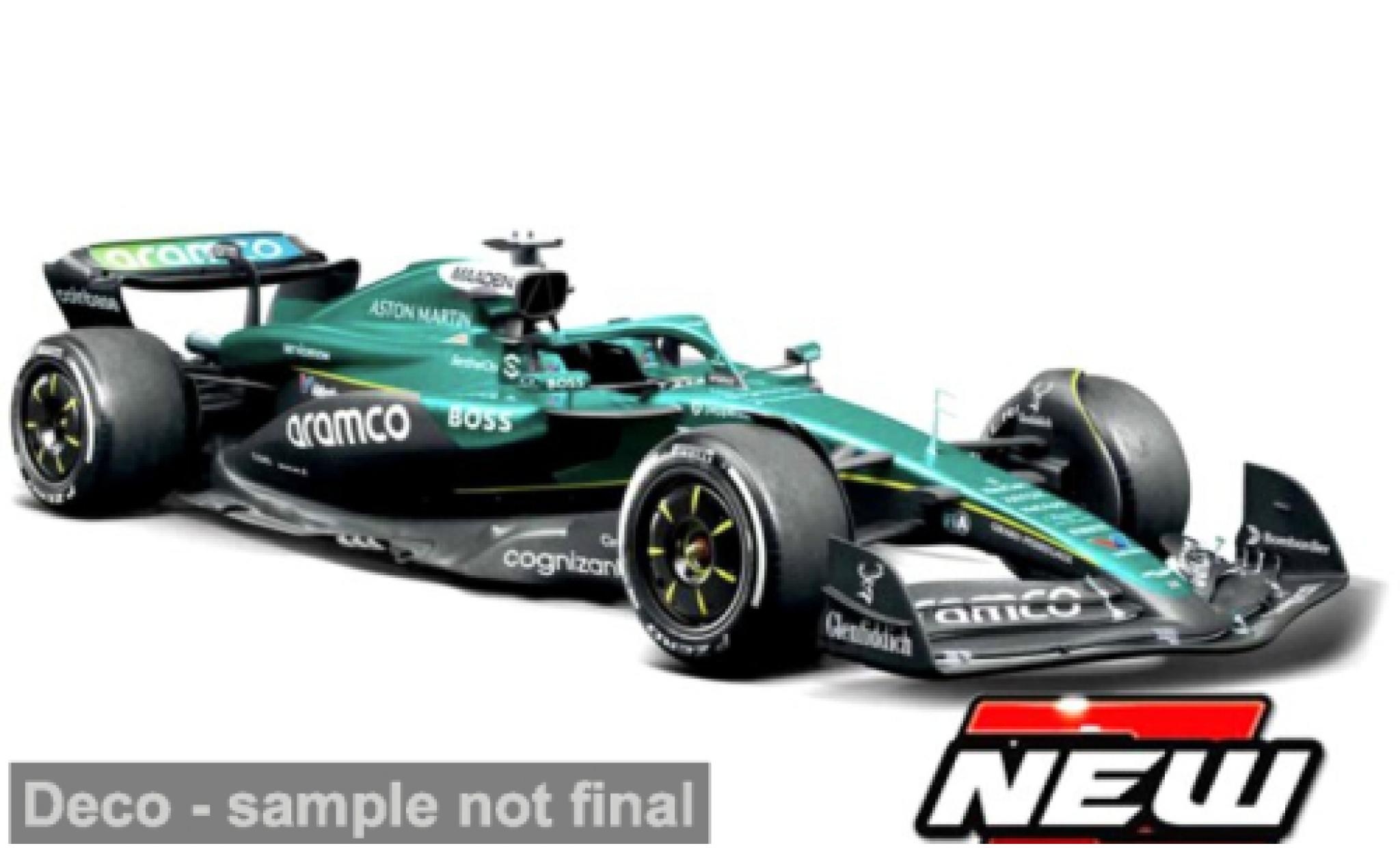 Aston Martin AMR2 1/24 Burago 5 Formel 1 2025 #14 F.Alonso 1:24 Bburago modellino in miniatura