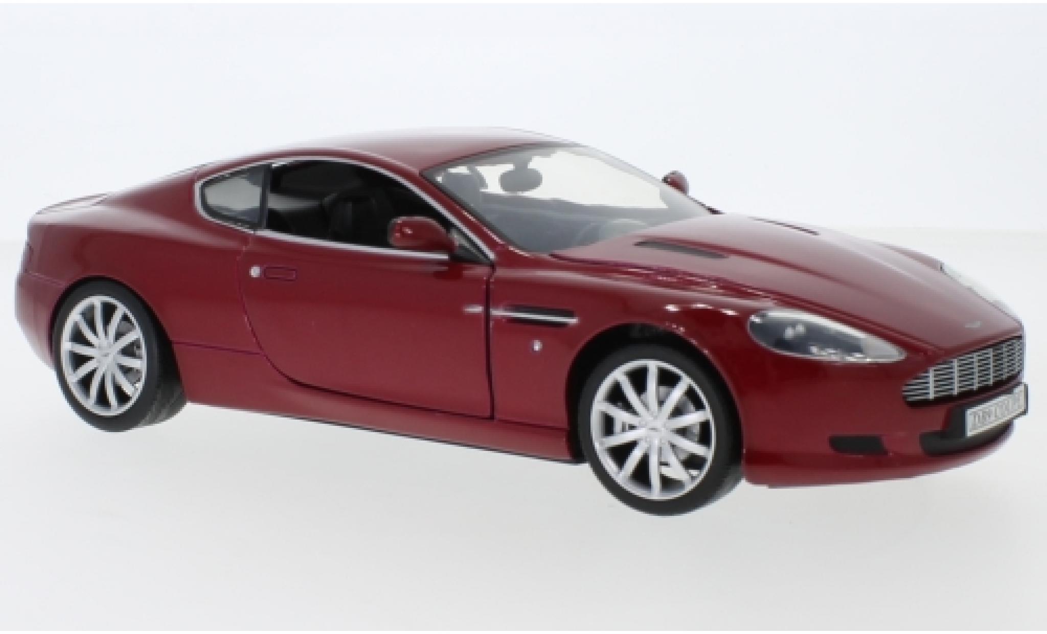 Aston Martin DB9 1/18 Motormax rot 1:18 modellino in miniatura