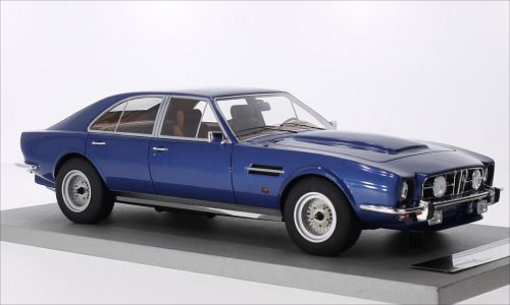 Aston Martin Lagonda 1/18 Tecnomodel V8 4-Door Saloon metallico blu 1974 modellino in miniatura