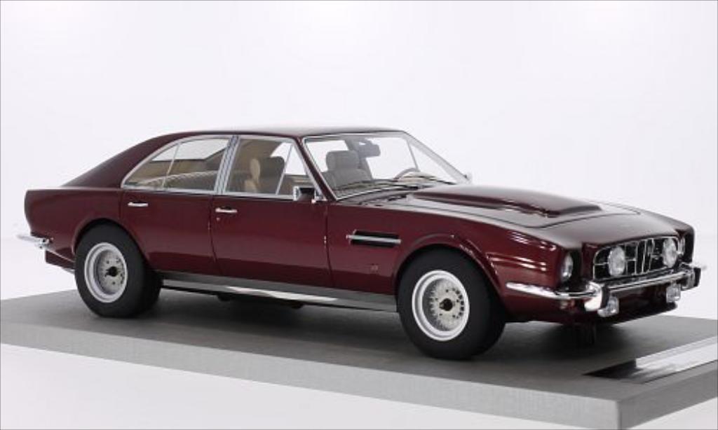 Aston Martin Lagonda 1/18 Tecnomodel V8 4-Door Saloon metallico rosso 1974 modellino in miniatura
