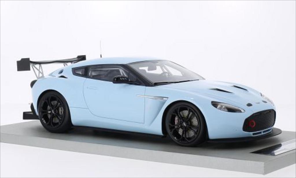 Aston Martin V12 Zagato 1/18 Tecnomodel Zagato Race Presseversion blu modellino in miniatura