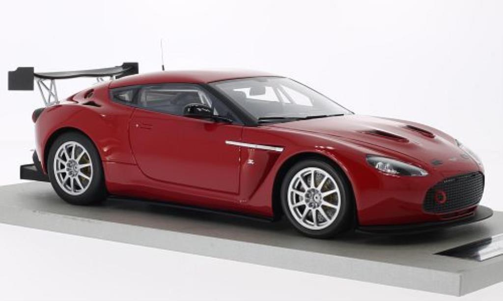 Aston Martin V12 Zagato 1/18 Tecnomodel Zagato Test Version rosso 2011 modellino in miniatura