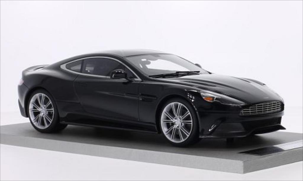 Aston Martin Vanquish 1/18 Tecnomodel Coupe nero modellino in miniatura