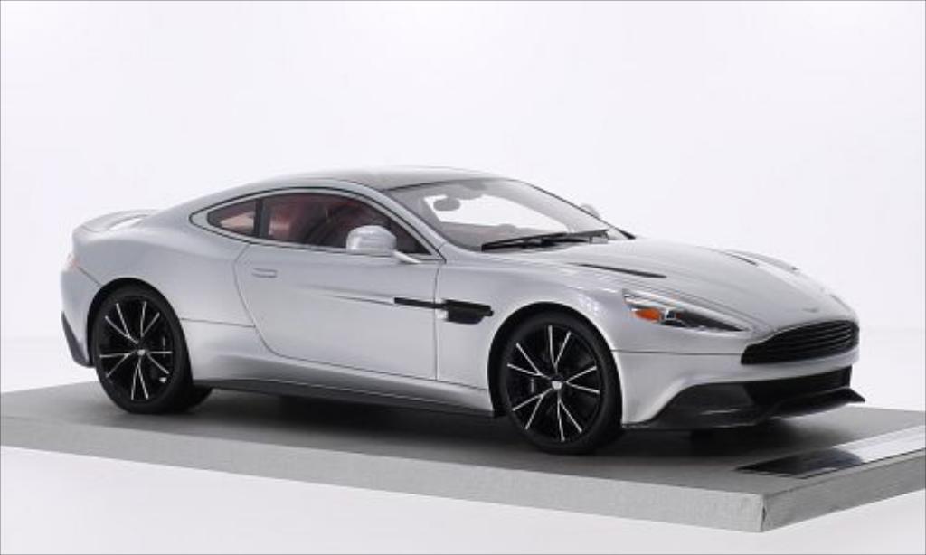 Aston Martin Vanquish 1/18 Tecnomodel Coupe grigio/nero modellino in miniatura