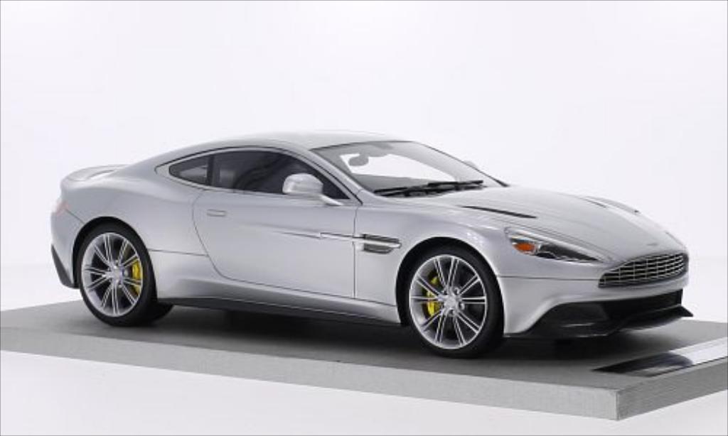 Aston Martin Vanquish 1/18 Tecnomodel Coupe grigio modellino in miniatura