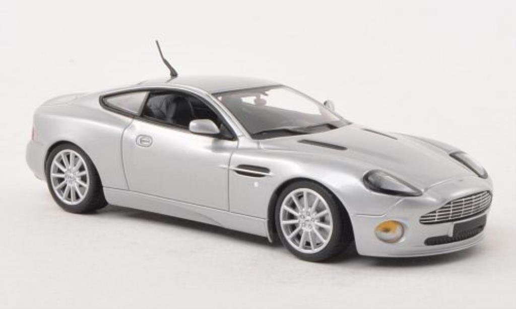 Aston Martin Vanquish 1/43 Minichamps S grigio 2004 modellino in miniatura