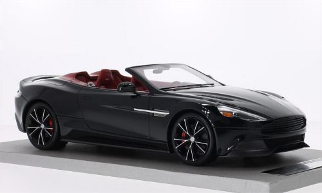 Aston Martin Vanquish 1/18 Tecnomodel Volante nero modellino in miniatura