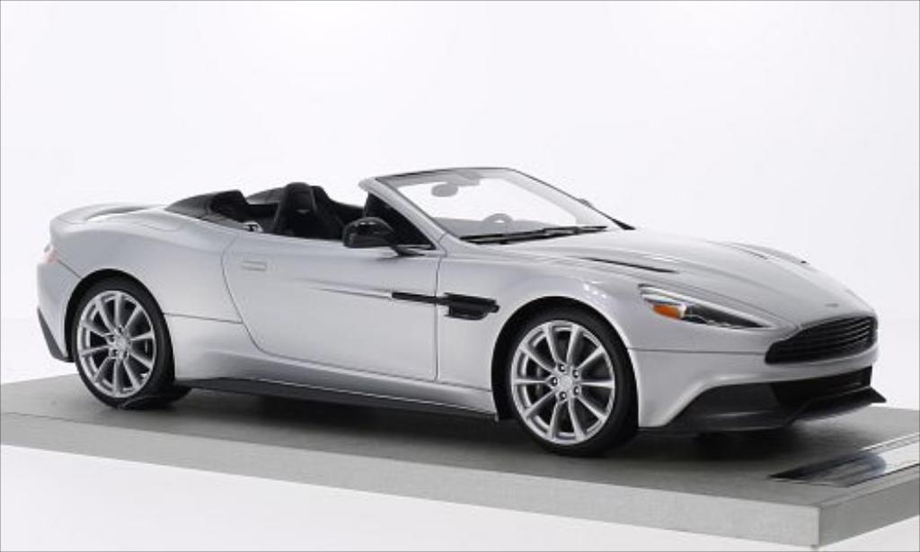 Aston Martin Vanquish 1/18 Tecnomodel Volante grigio 2014 modellino in miniatura