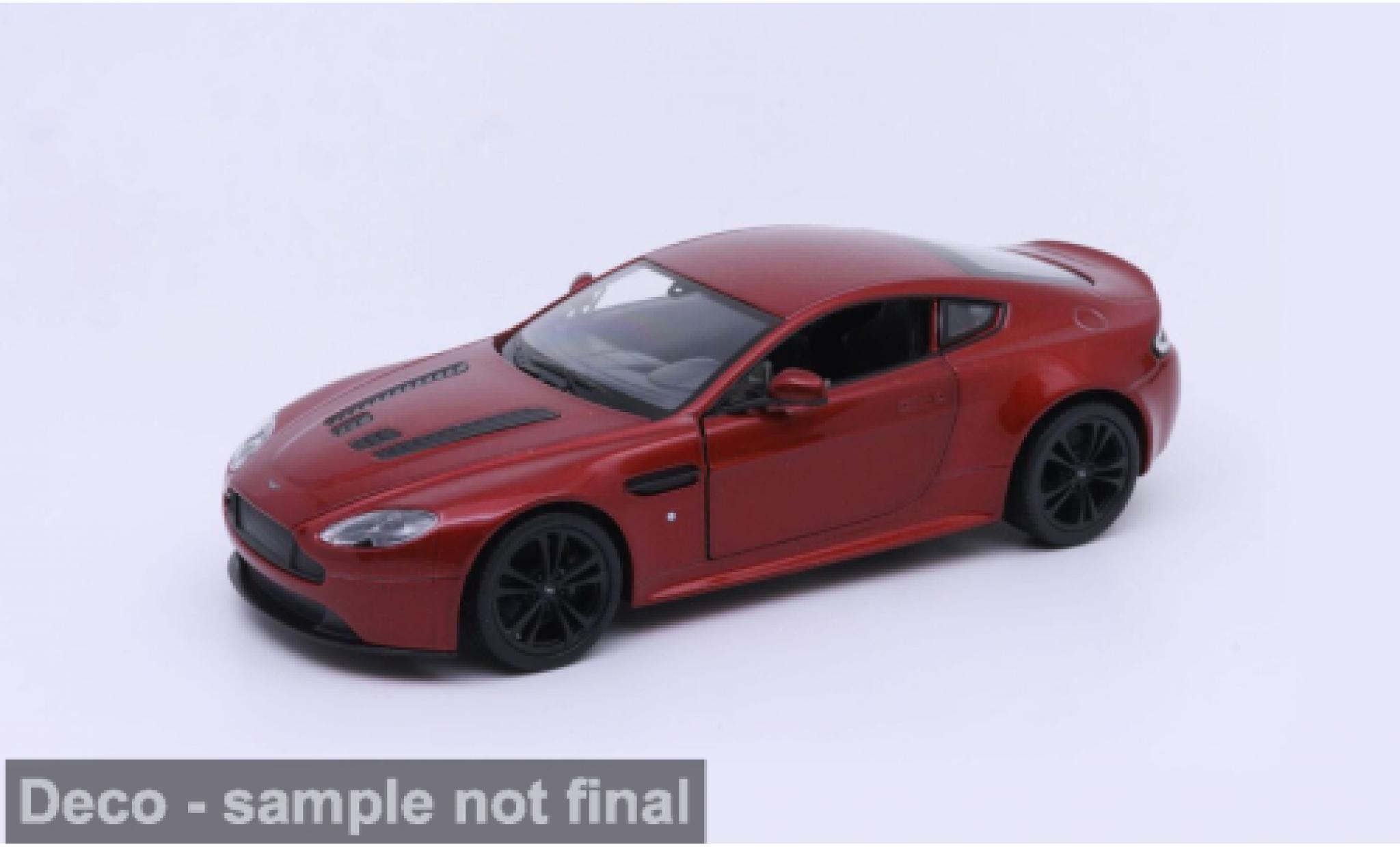 Aston Martin Vantage 1/24 Welly rot 1:24 modellino in miniatura
