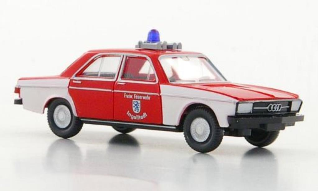 Audi 100 1/87 Wiking Freiwillige Feuerwehr Ingolstadt modellino in miniatura
