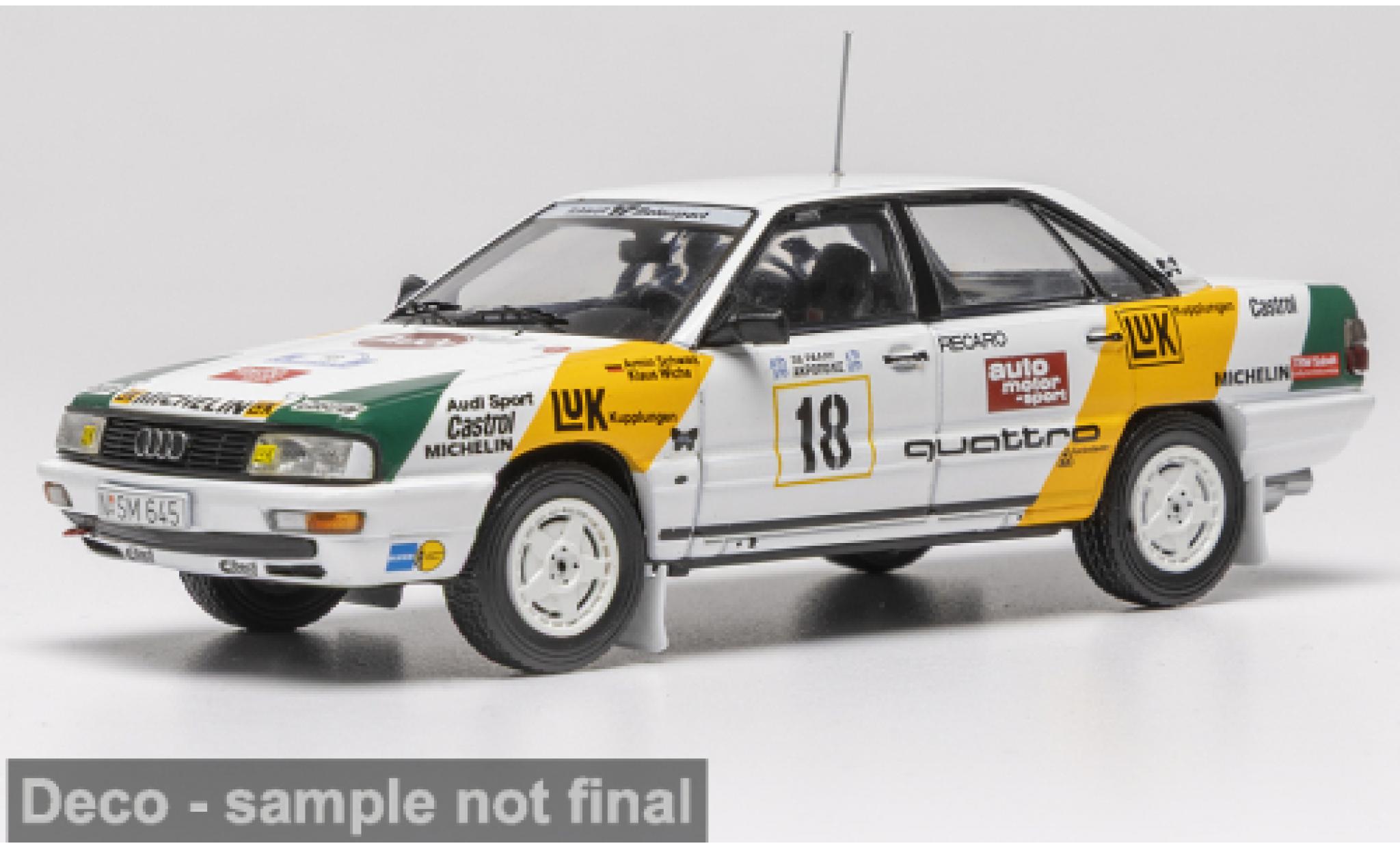 Audi 200 quattro 1/43 IXO Rally Acropolis 1989 #18 A.Schwarz/K.Wicha 1:43 modellini auto