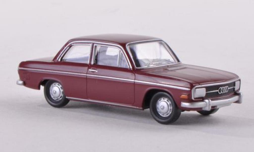Audi 60 1/87 Herpa L rosso modellino in miniatura