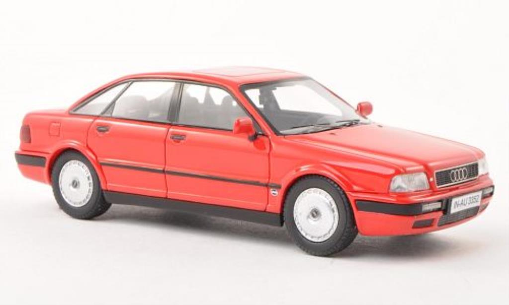 Audi 80 1/43 Neo (B4) rosso 1992 modellino in miniatura