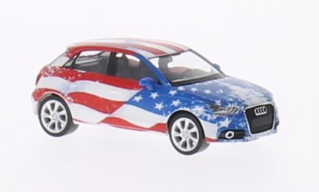 Audi A1 1/87 Herpa USA modellino in miniatura