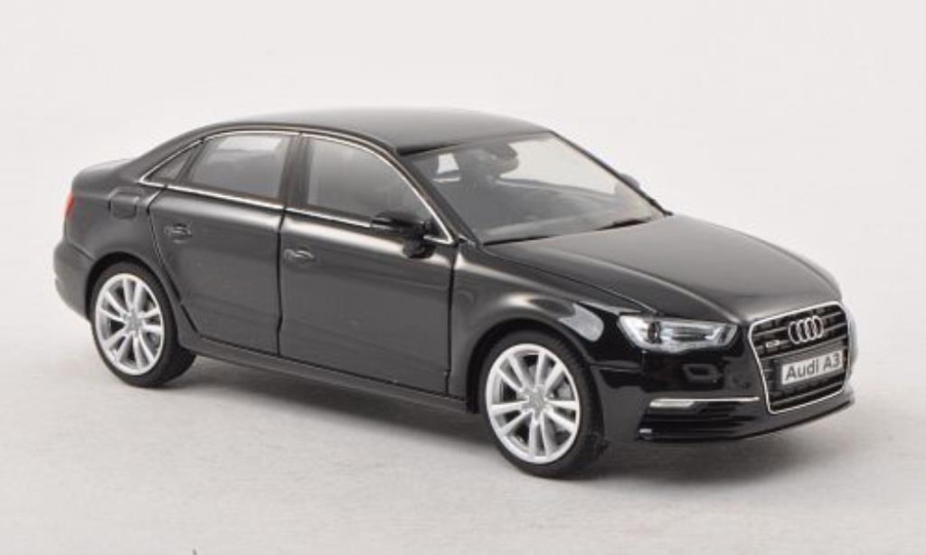 Audi A3 1/43 Herpa Limousine nero modellino in miniatura