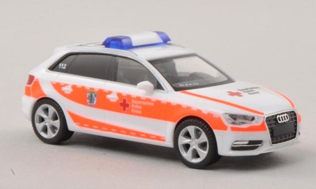 Audi A3 1/87 Herpa Sportback BRK Ingolstadt modellino in miniatura