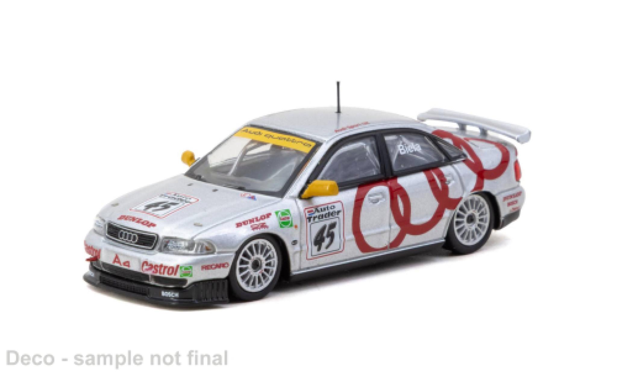 Audi A4 1/64 Tarmac Works Quattro BTCC 1996 #45 F.Biela 1:64 modellini auto