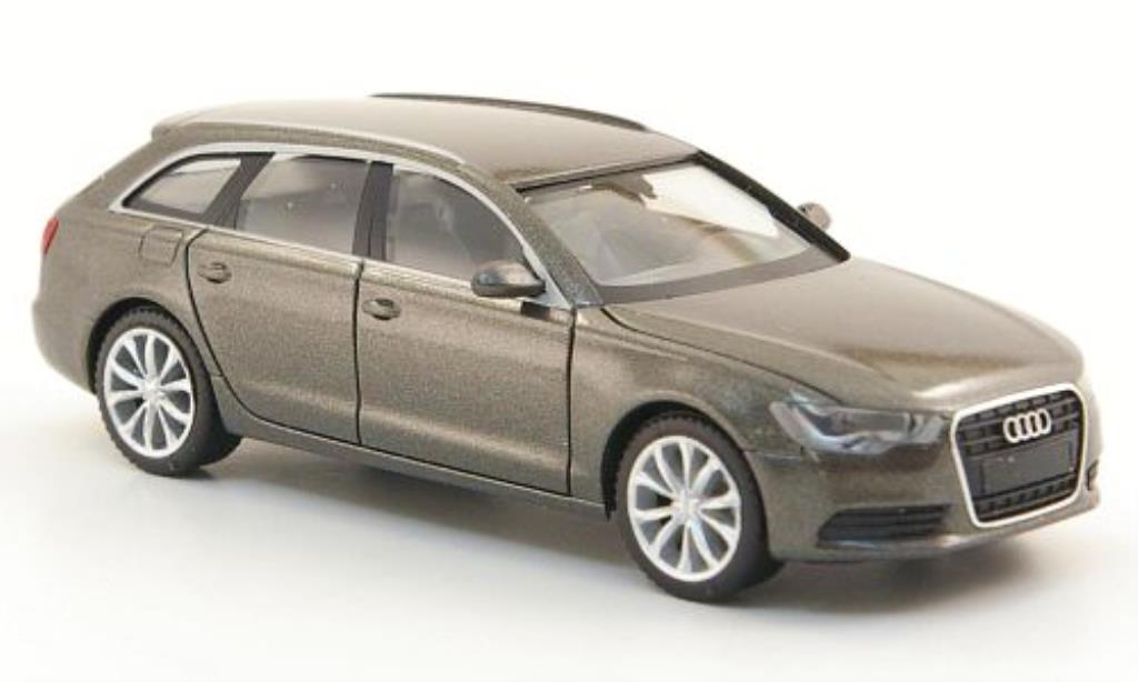 Audi A6 Avant 1/87 Herpa Avant (C7) grigio 2011 modellino in miniatura