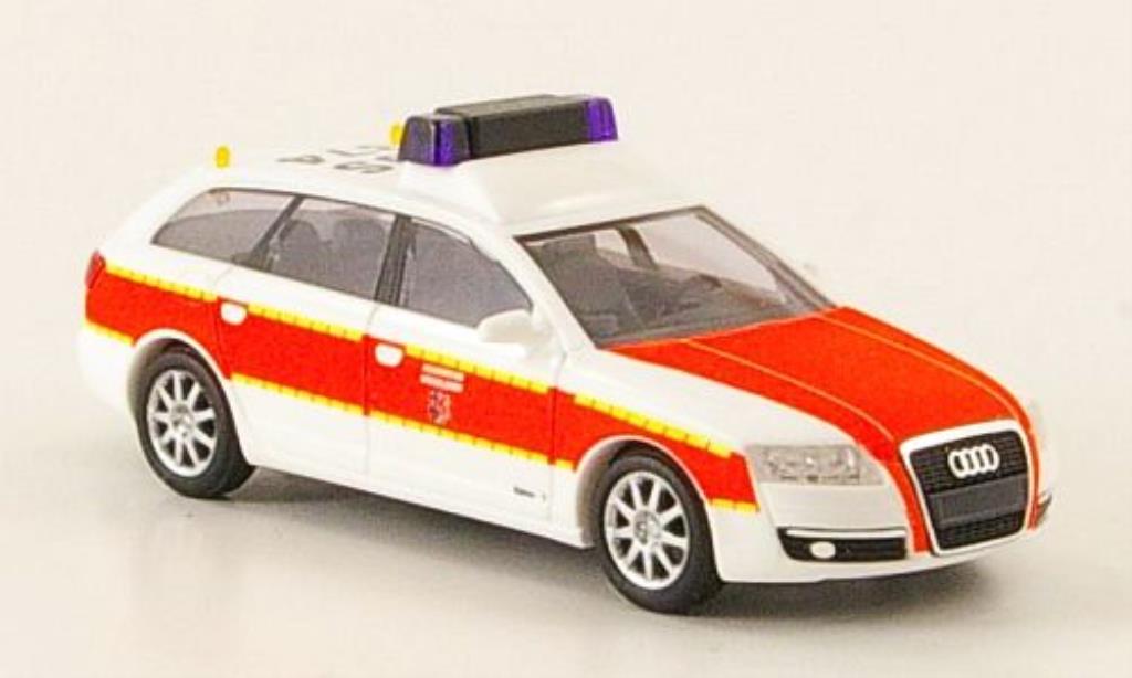Audi A6 Avant 1/87 Busch Avant Feuerwehr Dusseldorf modellino in miniatura