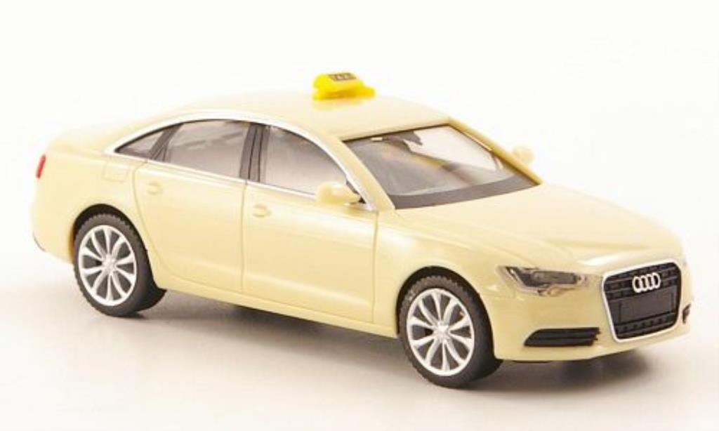 Audi A6 1/87 Herpa Limousine Taxi modellino in miniatura