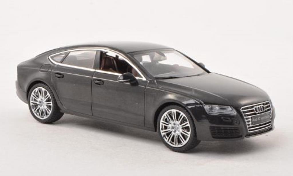 Audi A7 1/43 Kyosho Sportback grigio modellino in miniatura