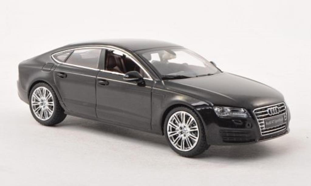 Audi A7 1/43 Kyosho Sportback nero modellino in miniatura