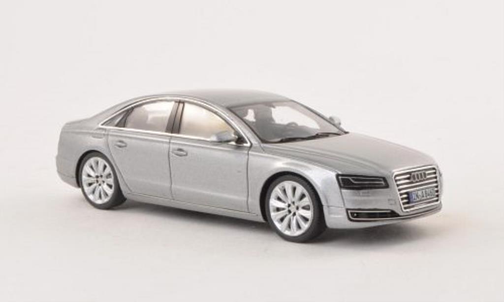 Audi A8 1/43 Spark grigio 2014 modellino in miniatura