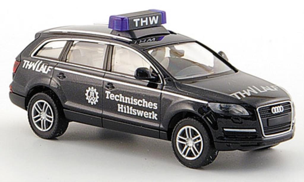 Audi Q7 1/87 Wiking THW Lauf nero modellino in miniatura