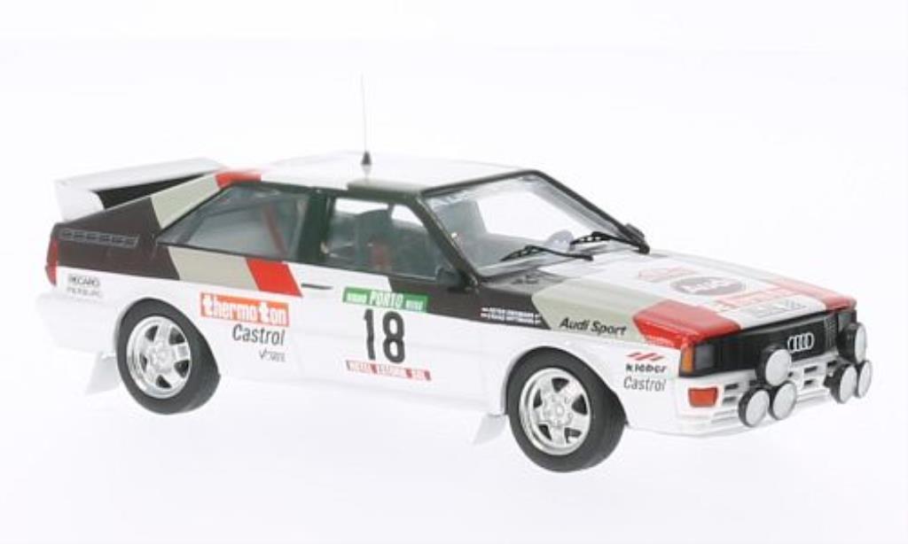 Audi Quattro 1/43 Trofeu No.18 thermo ton Rally Portugal 1982 /P.Diekmann modellino in miniatura