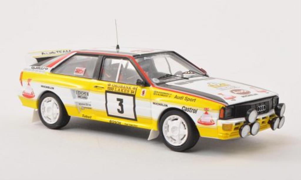 Audi Quattro 1/43 Trofeu No.3 1000 Lakes Rally 1984 /B.Cederberg modellino in miniatura