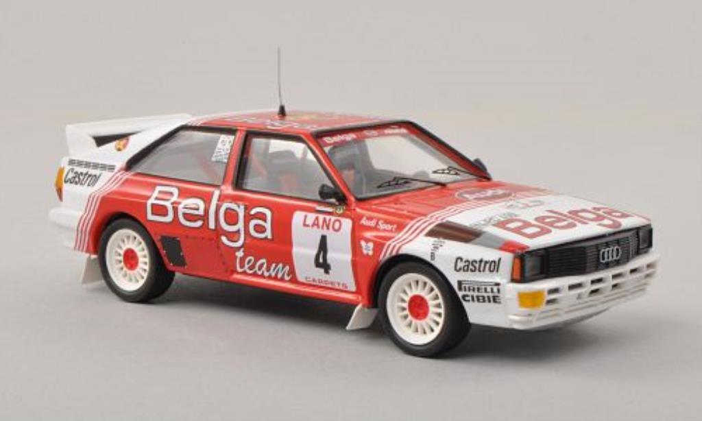 Audi Quattro 1/43 Trofeu No.4 Belga Rally Ypern 1983 /W.Lux modellino in miniatura