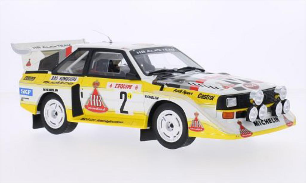 Audi Quattro 1/18 Ottomobile S1 No.2 Team Rally Monte Carlo 1986 /C.Geistdorfer modellino in miniatura