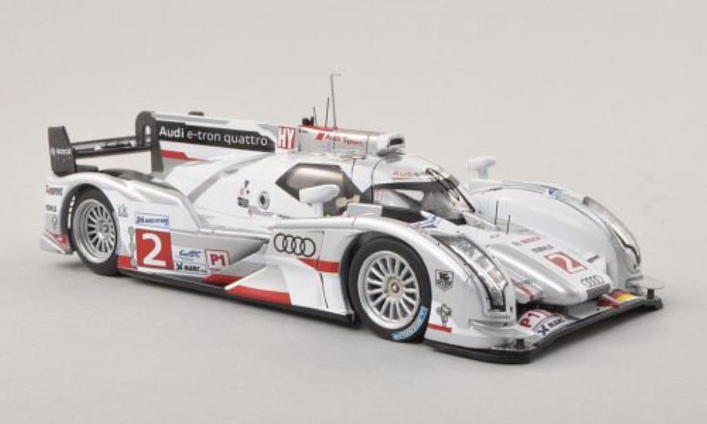 Audi R18 1/43 IXO E-Tron Quattro No.2 24h Le Mans 2012 /A.McNish modellino in miniatura