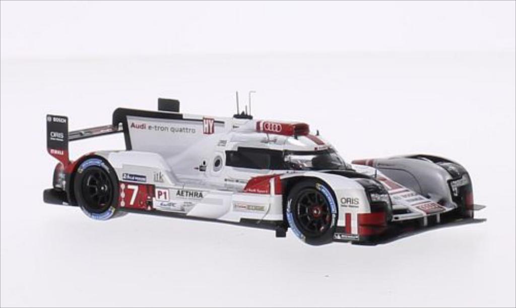 Audi R18 e-tron 1/43 Spark e-tron quattro No.7 Sport Team Joest 24h Le Mans 2015 /B.Treluyer modellino in miniatura