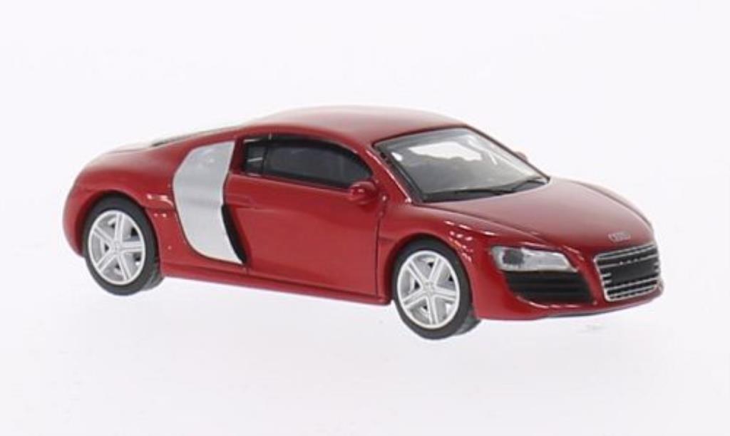 Audi R8 1/64 Schuco Coupe rosso modellino in miniatura