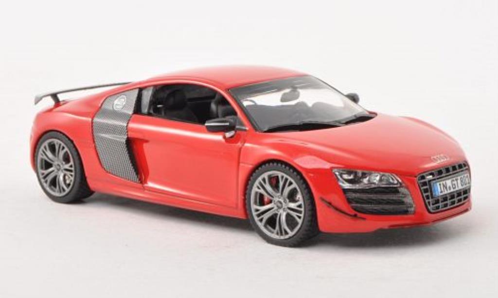 Audi R8 GT 1/43 Schuco GT rosso/carbon modellino in miniatura