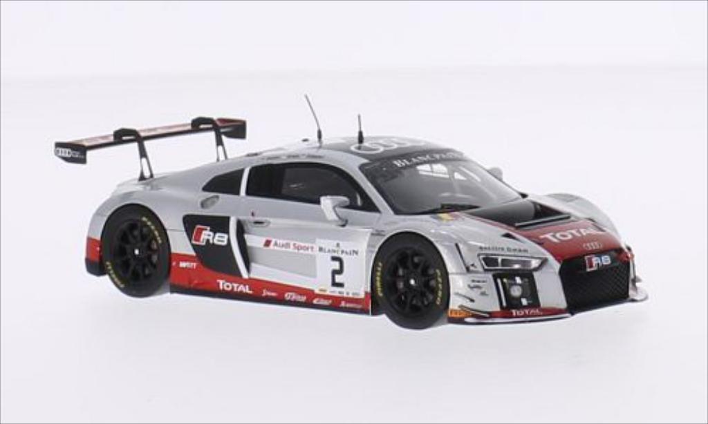 Audi R8 LMS 1/43 Spark LMS No.2 Sport Team WRT 24h Spa 2015 /S.Ortelli modellino in miniatura