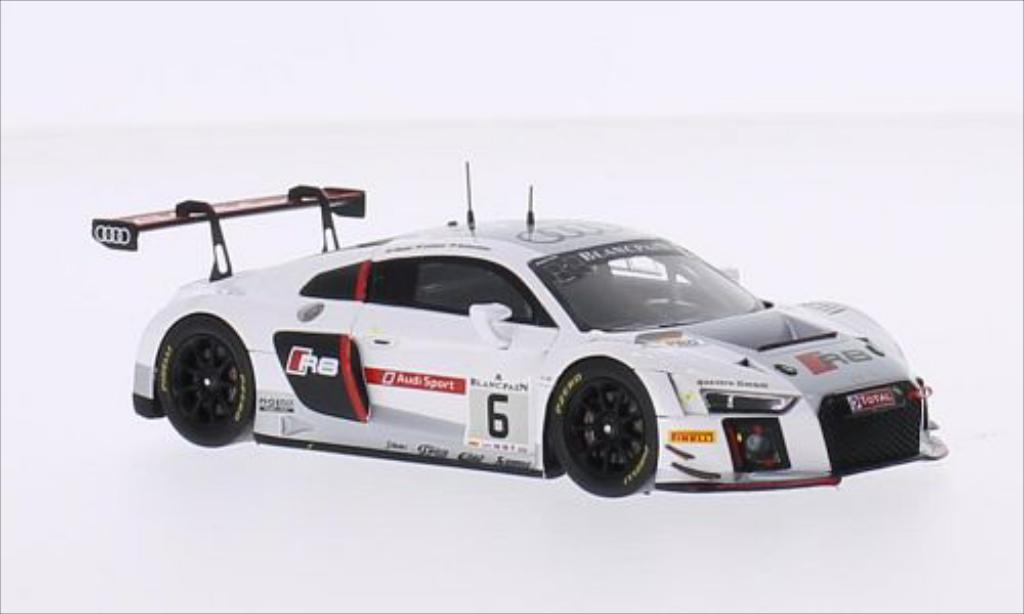 Audi R8 LMS 1/43 Spark LMS No.6 Phoenix Racing 24h Spa 2015 /M.Fassler modellino in miniatura