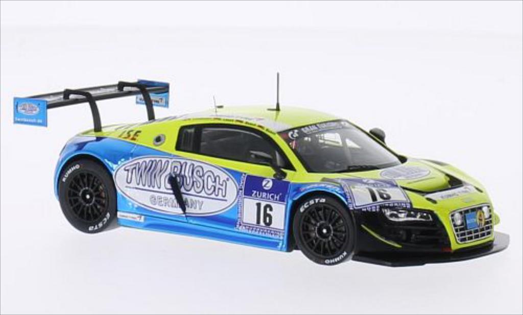 Audi R8 LMS 1/43 Spark LMS Ultra No.16 Twinbusch 24h Nurburgring 2014 /S.Landmann modellino in miniatura