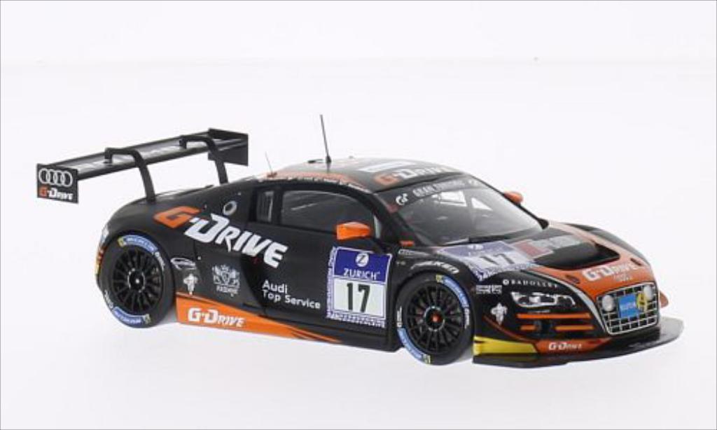 Audi R8 LMS 1/43 Spark LMS Ultra No.17 G-Drive Racing 24h Nurburgring 2014 /N.Muller modellino in miniatura