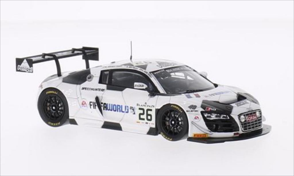 Audi R8 LMS 1/43 Spark LMS Ultra No.26 Sainteloc Racing 24h Spa 2014 /G.Guilvert modellino in miniatura
