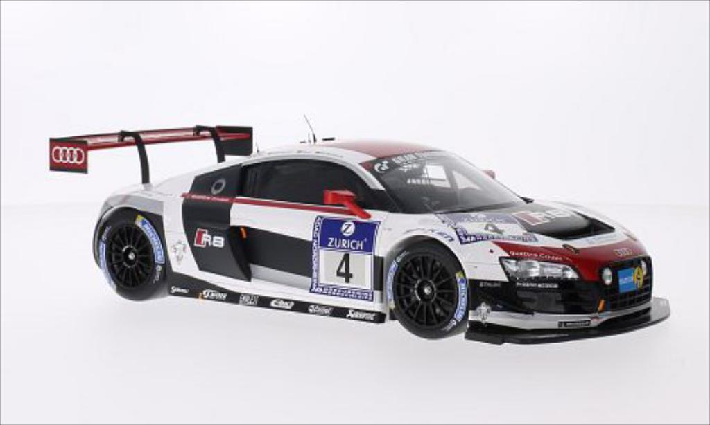 Audi R8 LMS 1/18 Spark LMS Ultra No.4 Phoenix Racing 24h Nurburgring 2014 modellino in miniatura