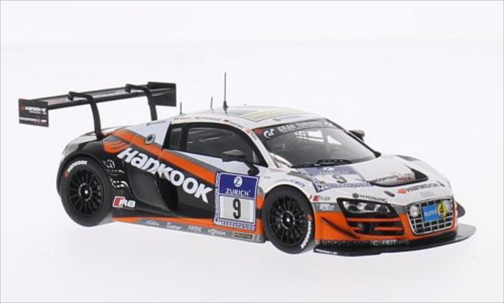 Audi R8 LMS 1/43 Spark LMS Ultra No.9 Prosperia C.Abt Racing 24h Nurburgring 2014 /A.Muller modellino in miniatura