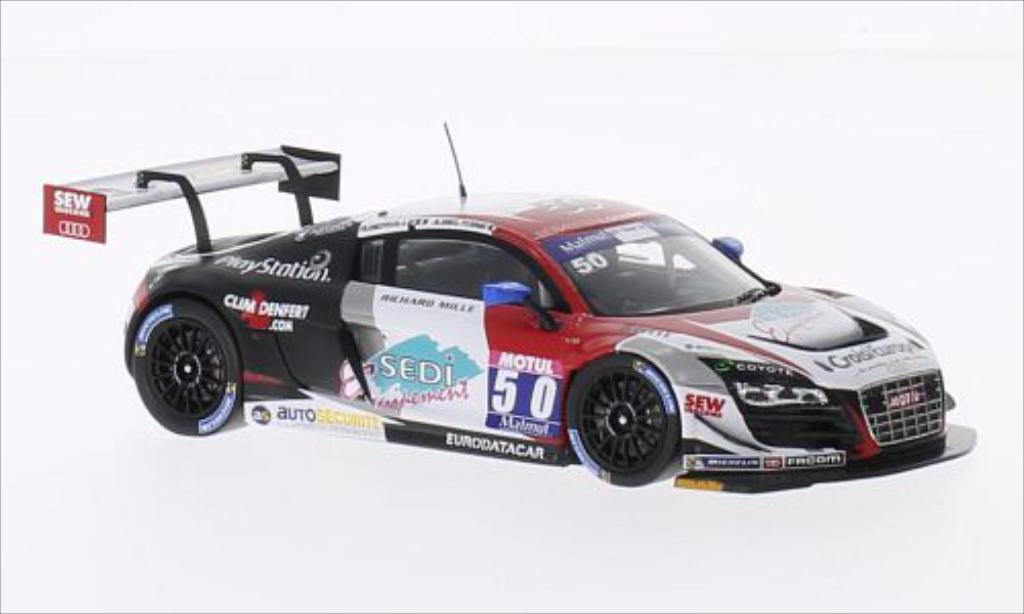 Audi R8 LMS 1/43 Spark LMS Ultra Vainqueur C2 Ledenon GT Tour No.50 2014 /R.Beville modellino in miniatura