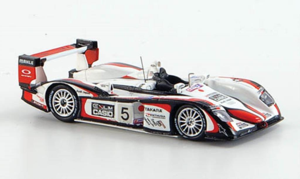 Audi R8 1/87 Spark No.5 Casio Exilim Sieger 24h Le Mans 2004 / Kristensen modellino in miniatura
