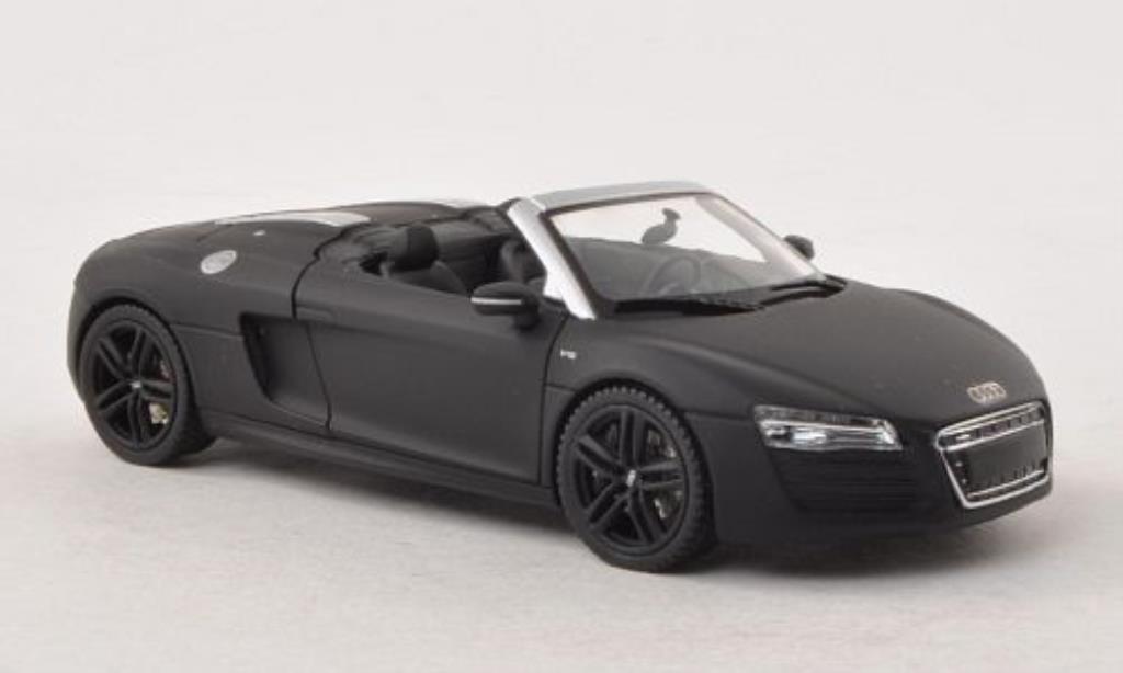 Audi R8 Spyder 1/43 Schuco Spyder matt-nero modellino in miniatura
