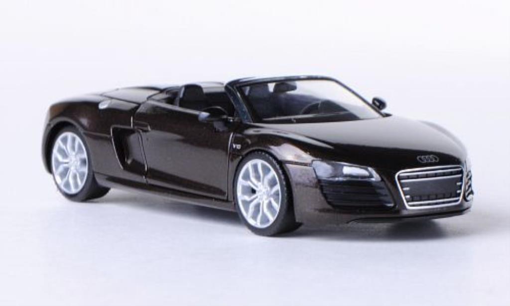 Audi R8 Spyder 1/87 Herpa Spyder marroneee 2012 modellino in miniatura